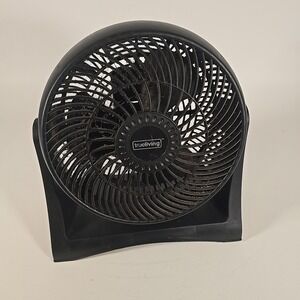 TRUE LIVING 8-Inch Tabletop Air Circulator Fan‎ with 3 Speeds and 90 Tilt